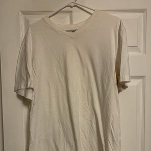 White vneck T-shirt
